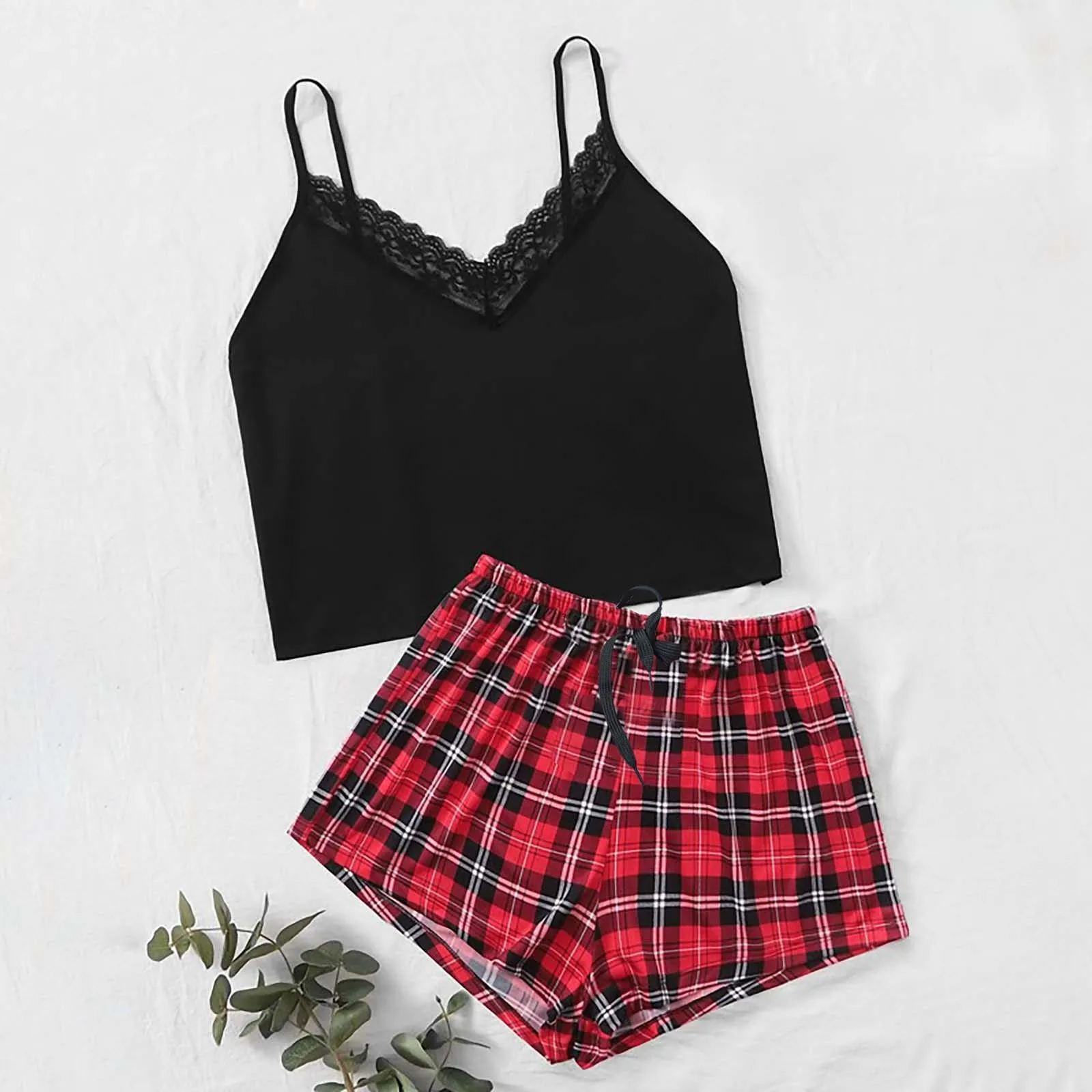 Fashion Sexy Lingerie Lace Sleepwear Womens Pajama Set Temptation Babydoll Nightwear Cute Cami Top and Shorts Pijama Mujer
Fashion Sexy Lingerie Lace Sleepwear Womens Pajama Set Temptation Babydoll Nightwear Cute Cami Top and Shorts Pijama Mujer