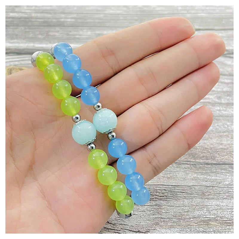 Green Blue Purple Designer Charms for Bracelets In Bulk Couple Bracelet 8 mm Natural Stone Beads Fashion Jewelry Handmade Gift
Green Blue Purple Designer Charms for Bracelets In Bulk Couple Bracelet 8 mm Natural Stone Beads Fashion Jewelry Handmade Gift