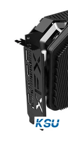 12 см полный профиль перегородки кронштейн для XFX AMD Radeon RX5700 XT RX 5700 видеокарта |
