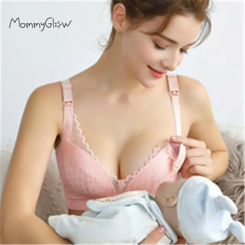 Lace Trim Plus Size Nursing Bra 3/4 Cup Breast-feeding Bras After Childbirth Soft Wire Free Bra All for Pregnant Women
Lace Trim Plus Size Nursing Bra 3/4 Cup Breast-feeding Bras After Childbirth Soft Wire Free Bra All for Pregnant Women
