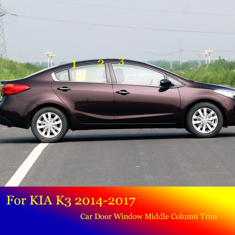 Car B C Pillar Middle Central Column PC Window Bright Black Decoration Sticker For KIA K3 2014 2015 2016 2017 Accessories 6 PCS
Car B C Pillar Middle Central Column PC Window Bright Black Decoration Sticker For KIA K3 2014 2015 2016 2017 Accessories 6 PCS