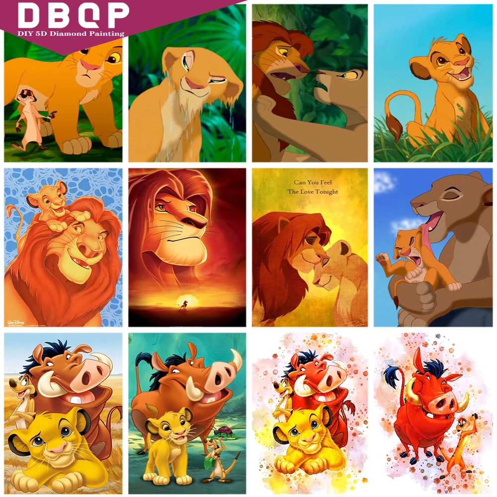 Disney 5D DIY Cartoon Diamond Painting The Lion King Diamond Embroidery Cross Stitch Round Drill Crafts Manual Home Decor Gift
Disney 5D DIY Cartoon Diamond Painting The Lion King Diamond Embroidery Cross Stitch Round Drill Crafts Manual Home Decor Gift