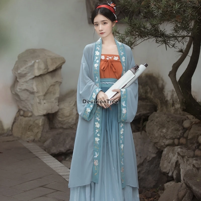 2023 chinese traditional clothing hanfu festival streetwear dress floral printed elegant folk dance costume fairy princess dress
2023 chinese traditional clothing hanfu festival streetwear dress floral printed elegant folk dance costume fairy princess dress