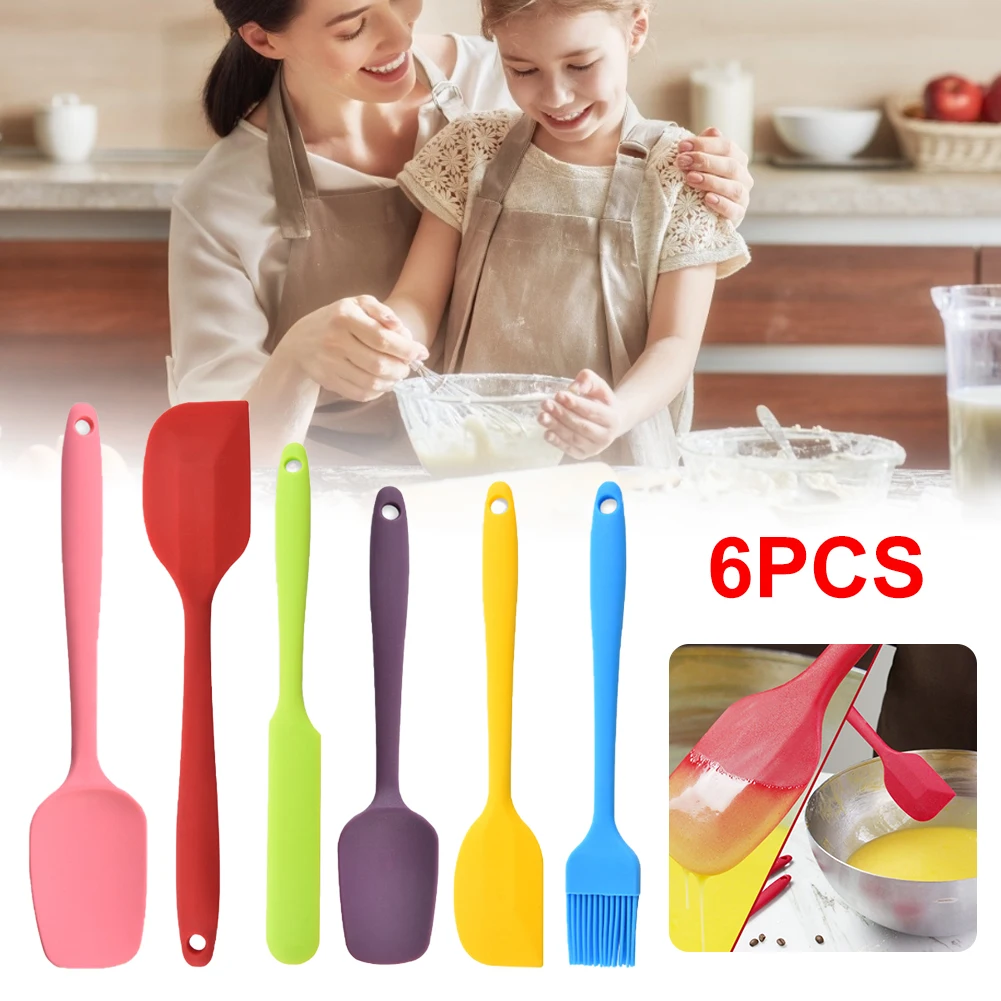 6Pcs Food Grade Silicone Spatula Set Non-Stick Cookie Pastry Scraper Brush Cake Butter Mixing Tool Cooking Baking Utensils
6Pcs Food Grade Silicone Spatula Set Non-Stick Cookie Pastry Scraper Brush Cake Butter Mixing Tool Cooking Baking Utensils