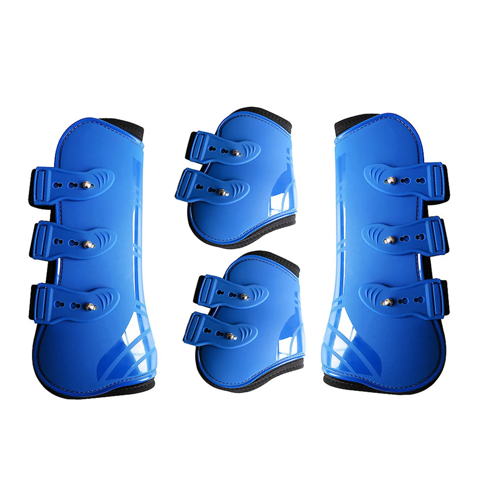 Front Hind Practical Guard Equestrian PU Leather Adjustable Training Farm Durable Horse Leg Boots Brace Outdoor Protection Wrap
Front Hind Practical Guard Equestrian PU Leather Adjustable Training Farm Durable Horse Leg Boots Brace Outdoor Protection Wrap
