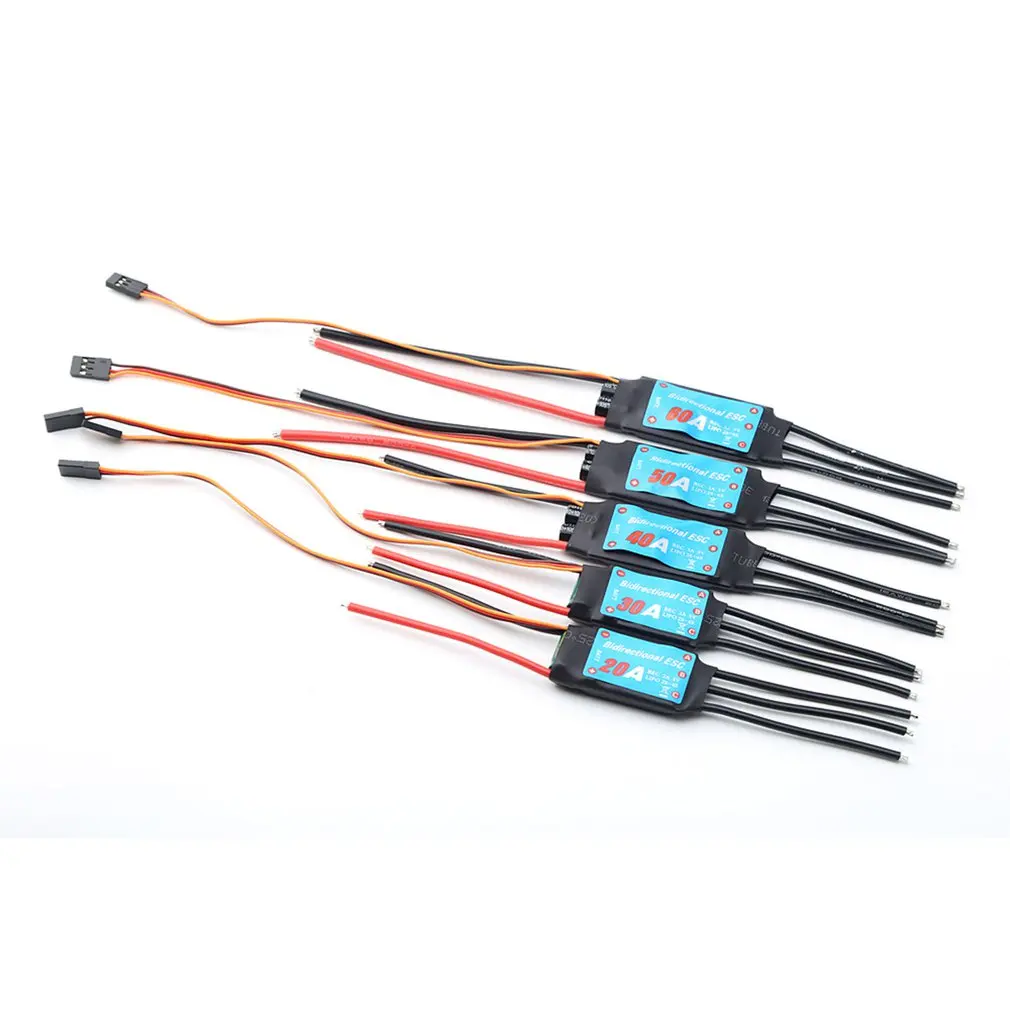 1PCS 20A/30A/40A/50A/60A Bidirectional Brushless ESC for Remote Control Ship Pneumatic Underwater Propelle
1PCS 20A/30A/40A/50A/60A Bidirectional Brushless ESC for Remote Control Ship Pneumatic Underwater Propelle