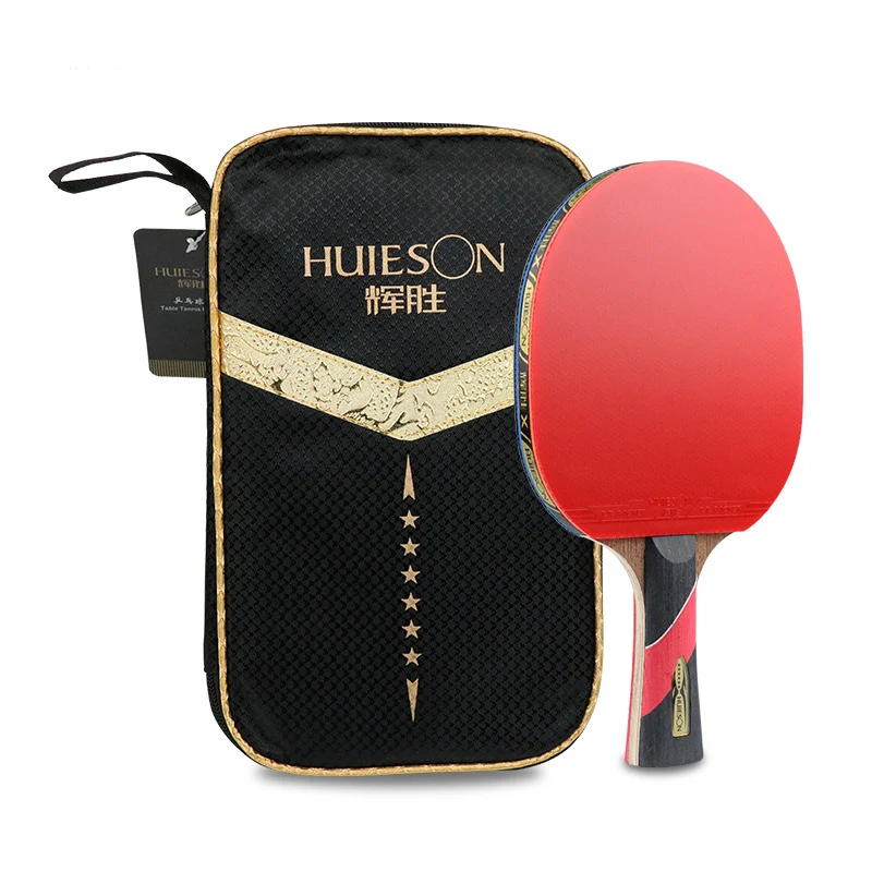 6 Star Table Tennis Single Double-sided Reverse Adhesive Equilibrium Stability Long Short handle Ping Pong Paddle Professional
6 Star Table Tennis Single Double-sided Reverse Adhesive Equilibrium Stability Long Short handle Ping Pong Paddle Professional