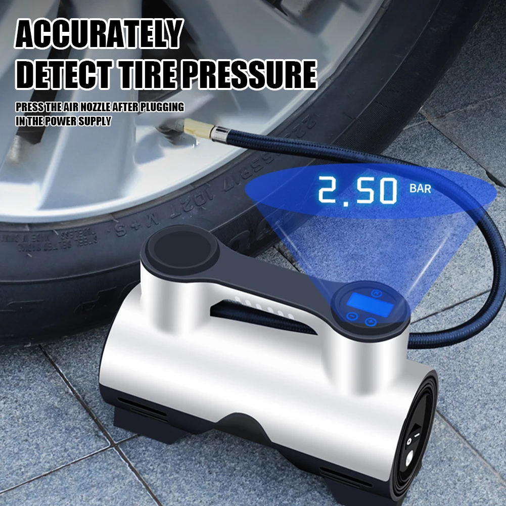 Car Electrical Inflator Pump 12V Wireless Rechargeable Portable Mini Tire Inflator with Digital Gauge for Car Motorcycle Ball
Car Electrical Inflator Pump 12V Wireless Rechargeable Portable Mini Tire Inflator with Digital Gauge for Car Motorcycle Ball