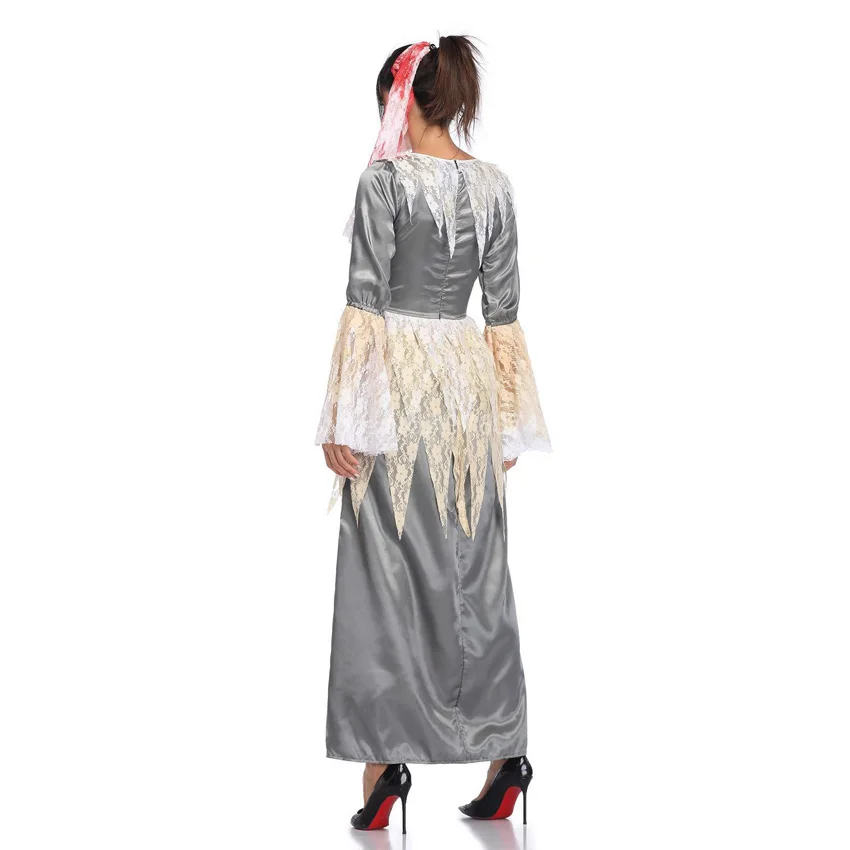 2021 New Halloween Costume for Women Vampire Bloody Ghost Bride Dress Masquerade Horror Scary Costumes Carnival Party Clothes
2021 New Halloween Costume for Women Vampire Bloody Ghost Bride Dress Masquerade Horror Scary Costumes Carnival Party Clothes