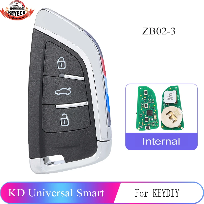KEYDIY ZB02-3 KD Smart Universal Remote Key 3 Button for KD900 KD-X2 Mini KD Key Tool
KEYDIY ZB02-3 KD Smart Universal Remote Key 3 Button for KD900 KD-X2 Mini KD Key Tool