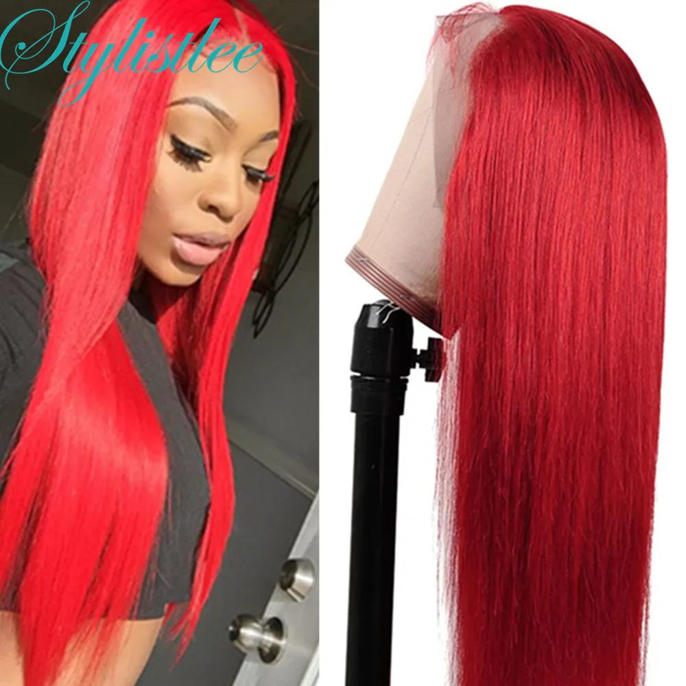 Straight Wig Red Colored Human Hair Wigs Lace Frontal Wig Pre Plucked Remy Brazilian Hair For Black Women T Par Lace Hair Wigs
Straight Wig Red Colored Human Hair Wigs Lace Frontal Wig Pre Plucked Remy Brazilian Hair For Black Women T Par Lace Hair Wigs