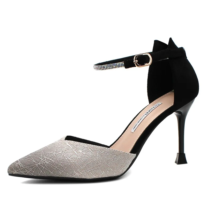 2021 Autumn and Summer New Stiletto Heels Women's Sandals Business Wear Fashion All-Match Pointed High Heels
2021 Autumn and Summer New Stiletto Heels Women's Sandals Business Wear Fashion All-Match Pointed High Heels