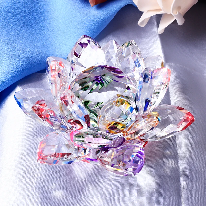 Various Colors 85mm Crystal Lotus Crafts Glass Flower Miniatures Paperweight Table Ornaments Gift Home Decoration Accessories 
Various Colors 85mm Crystal Lotus Crafts Glass Flower Miniatures Paperweight Table Ornaments Gift Home Decoration Accessories