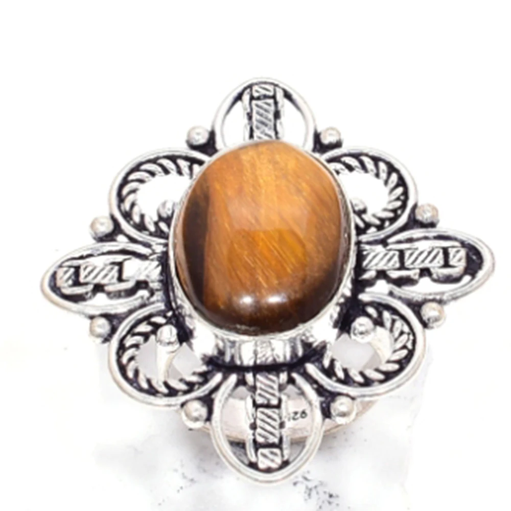 Genuine Tiger Eye Silver Overlay over Copper, Hand Made Women Jewelry gift , R6655
Genuine Tiger Eye Silver Overlay over Copper, Hand Made Women Jewelry gift , R6655