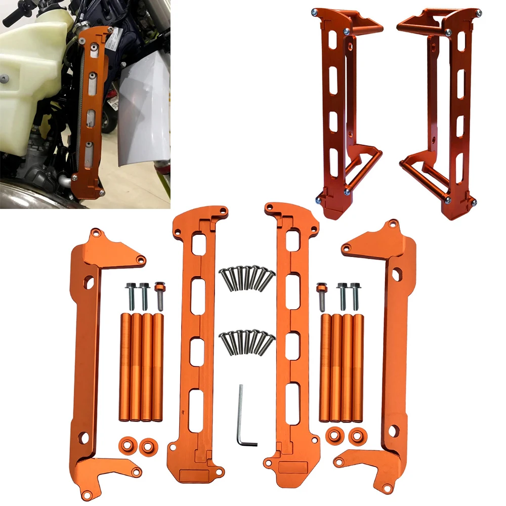 For KTM HUSQVARNA (Fitment models see details) Aluminum Motorcycle Radiator Grill Grille Guard Cover Water Tank Frame Protecter
For KTM HUSQVARNA (Fitment models see details) Aluminum Motorcycle Radiator Grill Grille Guard Cover Water Tank Frame Protecter