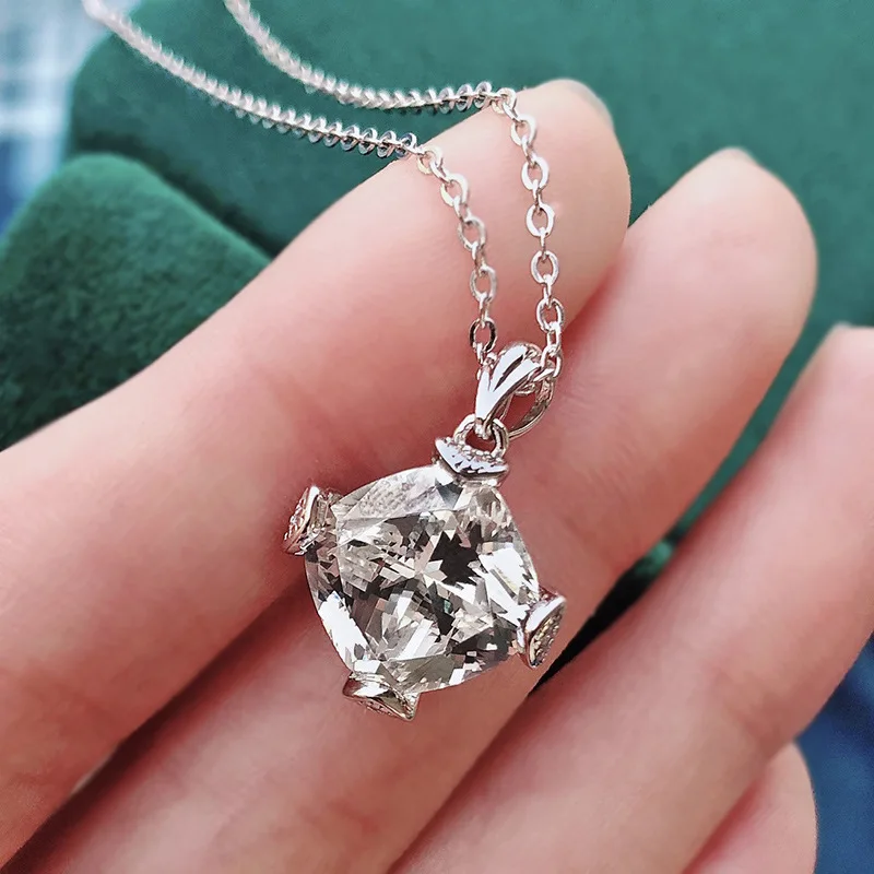 Knobspin 100% 925 Sterling Silver New Fashion Classic High Carbon Diamond Charm Necklace Sets For Women Friend Fine Jewelry Gift
Knobspin 100% 925 Sterling Silver New Fashion Classic High Carbon Diamond Charm Necklace Sets For Women Friend Fine Jewelry Gift
