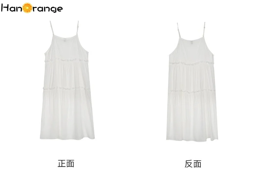 Rayon Mesh See-through White Camisole Dress 2021 Summer Mix&match Spaghetti Strap Midi Dress Solid Sleeveless 
Rayon Mesh See-through White Camisole Dress 2021 Summer Mix&match Spaghetti Strap Midi Dress Solid Sleeveless