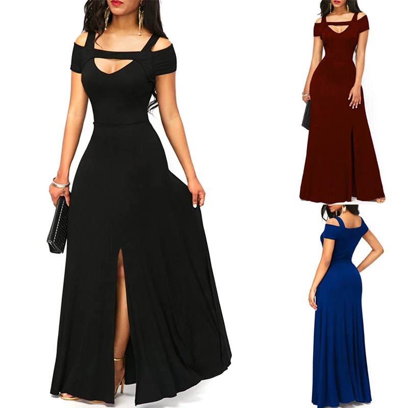 2021 Summer Women Dress Elegant Party Evening Sexy Vestidos Blue Slim Maxi Dress Female V Neck Off Shoulder Long Robe
2021 Summer Women Dress Elegant Party Evening Sexy Vestidos Blue Slim Maxi Dress Female V Neck Off Shoulder Long Robe