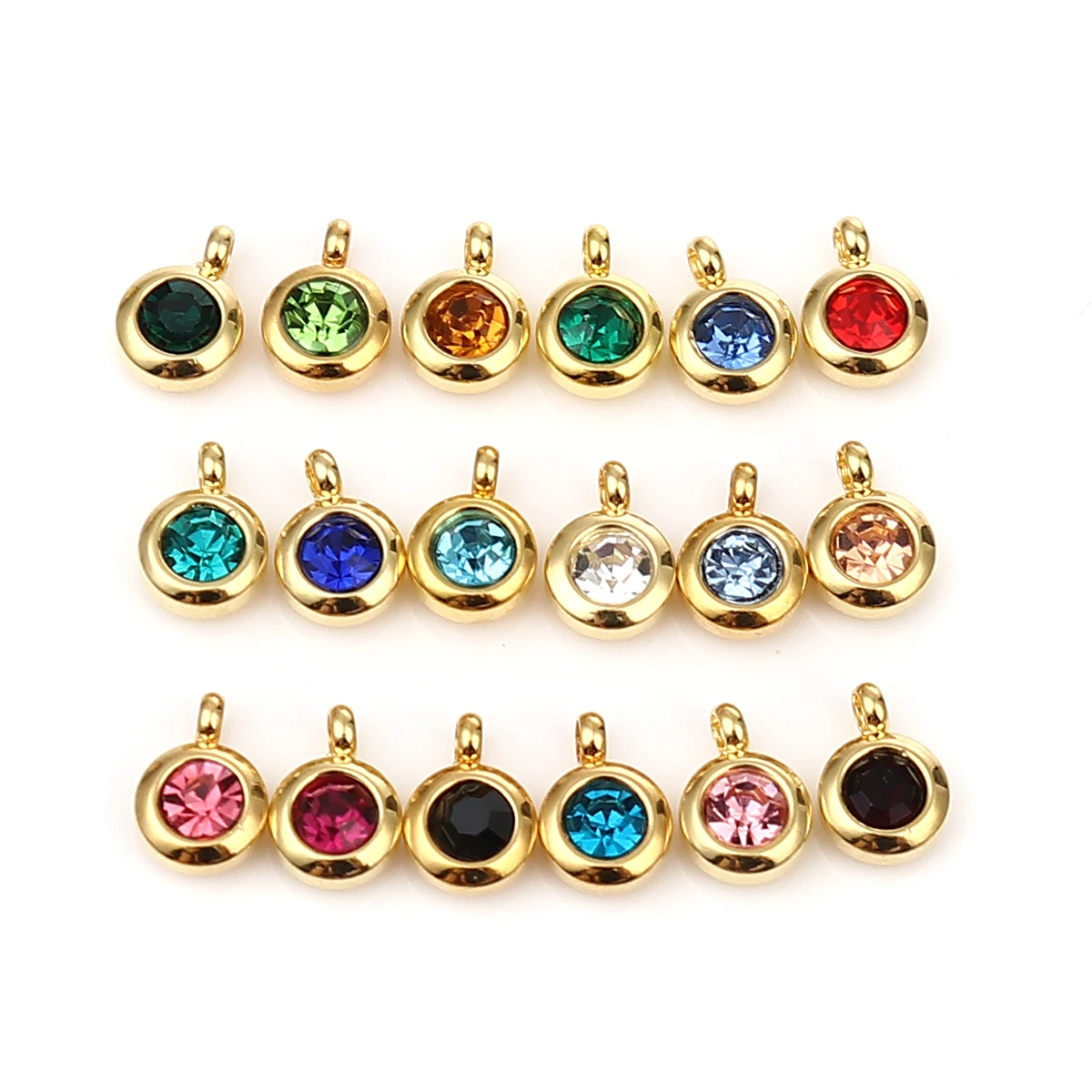New Fashion 304 Stainless Steel & Glass Charms Round Silver Color Royal Blue For Women Girl DIY Jewelry Making Accessories 2 PCs
New Fashion 304 Stainless Steel & Glass Charms Round Silver Color Royal Blue For Women Girl DIY Jewelry Making Accessories 2 PCs