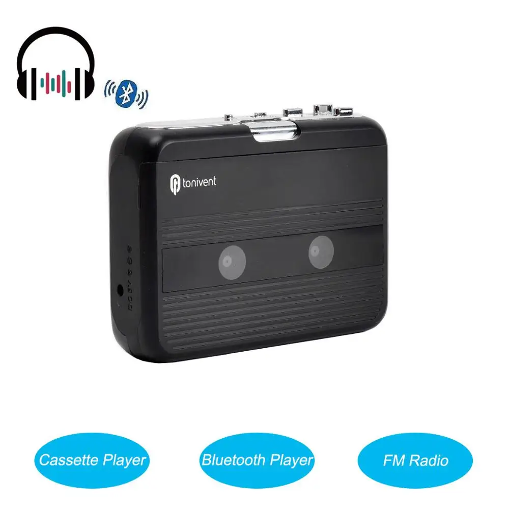 Bluetooth кассетный плеер портативный Автономный fm радио с авто обратной функцией