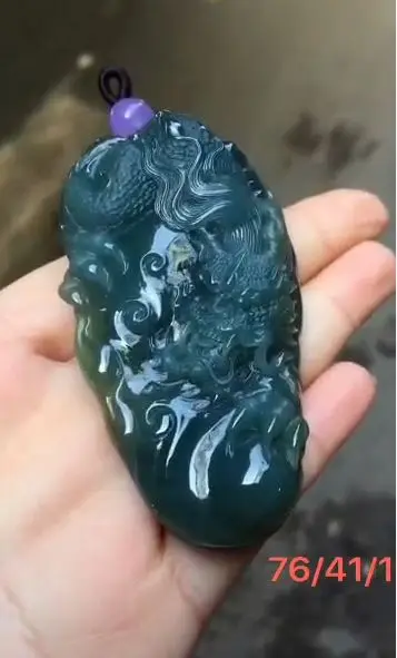 Natural 7A Myanmar jade Handcarved mascot of dragon emperor green jade pendant jade necklace men pendants jewelry jade necklaces
Natural 7A Myanmar jade Handcarved mascot of dragon emperor green jade pendant jade necklace men pendants jewelry jade necklaces
