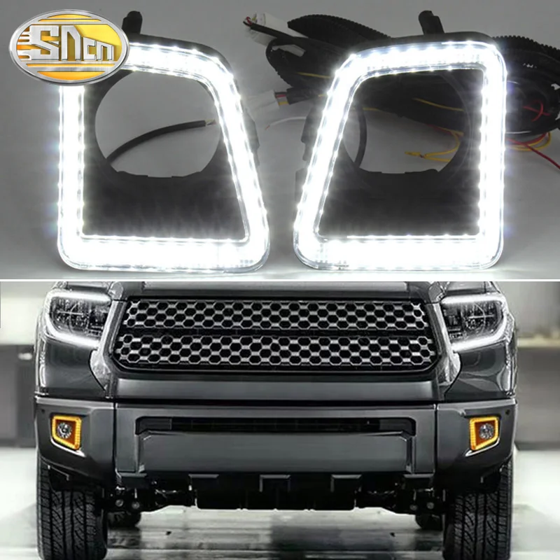 2PCS LED Daytime Running Light For Toyota Tundra 2014 - 2021 Yellow Turn Signal Relay Car 12V Waterproof LED DRL Day Light
2PCS LED Daytime Running Light For Toyota Tundra 2014 - 2021 Yellow Turn Signal Relay Car 12V Waterproof LED DRL Day Light