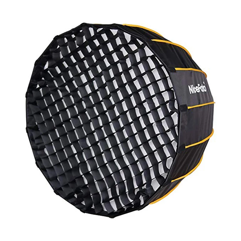 Nicefoto 120cm Parabolic Softbox Professional Quick Set-up Deep Softbox with Grid and Bowen Mount for Studio LED Light
Nicefoto 120cm Parabolic Softbox Professional Quick Set-up Deep Softbox with Grid and Bowen Mount for Studio LED Light