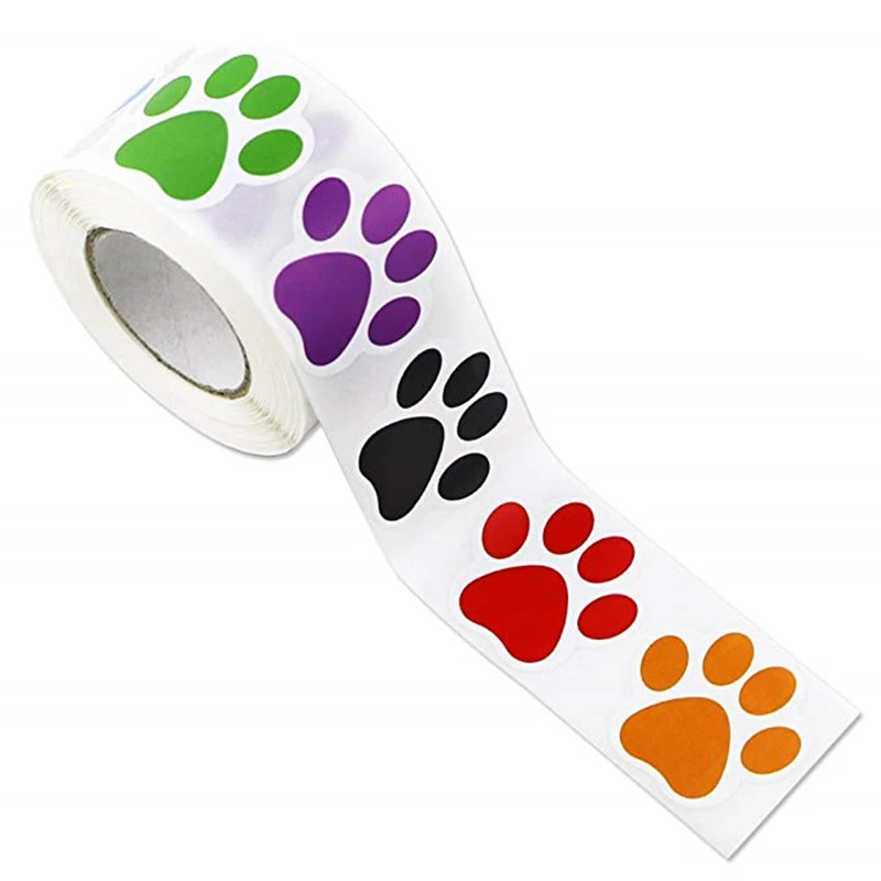 500pcs Cute colorful Paw Print Stickers roll Birthday Gift Decoration Sealing Paw Labels Stickers Teacher Reward Kids Stickers 
500pcs Cute colorful Paw Print Stickers roll Birthday Gift Decoration Sealing Paw Labels Stickers Teacher Reward Kids Stickers