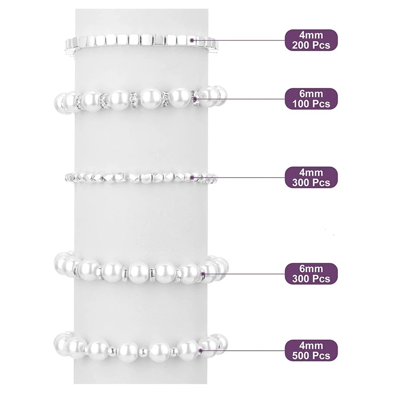 4100 Pieces Assorted Spacer Beads for Jewelry Making DIY Loose Beads, 3 Colors and 5 Styles
4100 Pieces Assorted Spacer Beads for Jewelry Making DIY Loose Beads, 3 Colors and 5 Styles