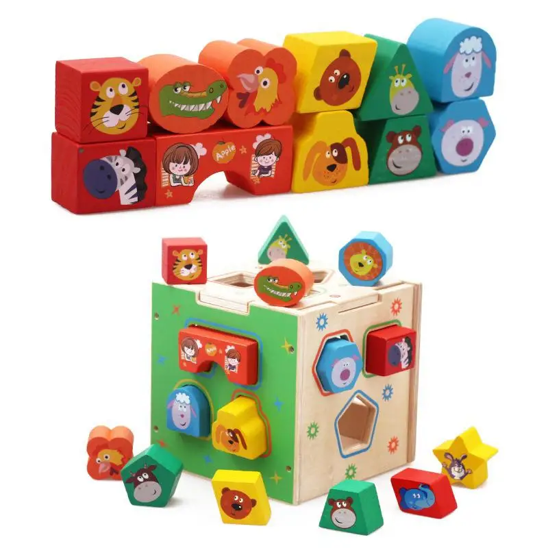 Wooden Baby Match Intelligence Box For Shape Sorter Cognitive And Matching Building Blocks Children Montessori Eductional Toys
Wooden Baby Match Intelligence Box For Shape Sorter Cognitive And Matching Building Blocks Children Montessori Eductional Toys