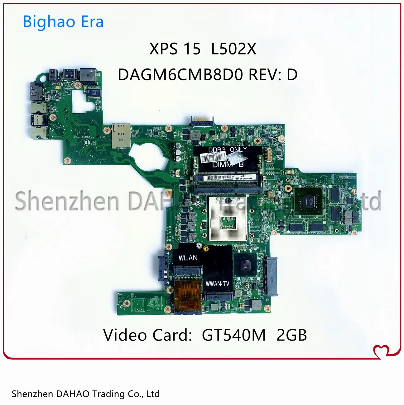 CN-0714WC 0714WC 714WC для Dell XPS L502X Материнская плата ноутбука DAGM6CMB8D0 материнская плата с HM67 GT540M 2GB-GPU 100% полностью протестирована
CN-0714WC 0714WC 714WC для Dell XPS L502X Материнская плата ноутбука DAGM6CMB8D0 материнская плата с HM67 GT540M 2GB-GPU 100% полностью протестирована