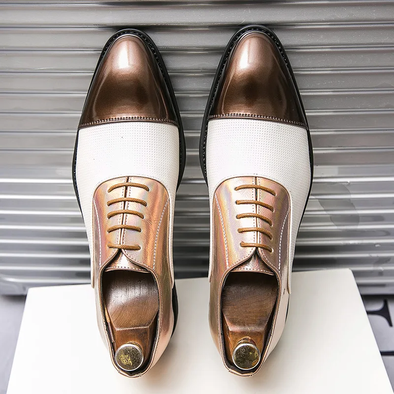 Gb7 Fashion Contrast Luxury Dress Shoes for Men Cap Toe Pop Stylish Oxford Party Men PU Leather Loafers Oversize
Gb7 Fashion Contrast Luxury Dress Shoes for Men Cap Toe Pop Stylish Oxford Party Men PU Leather Loafers Oversize