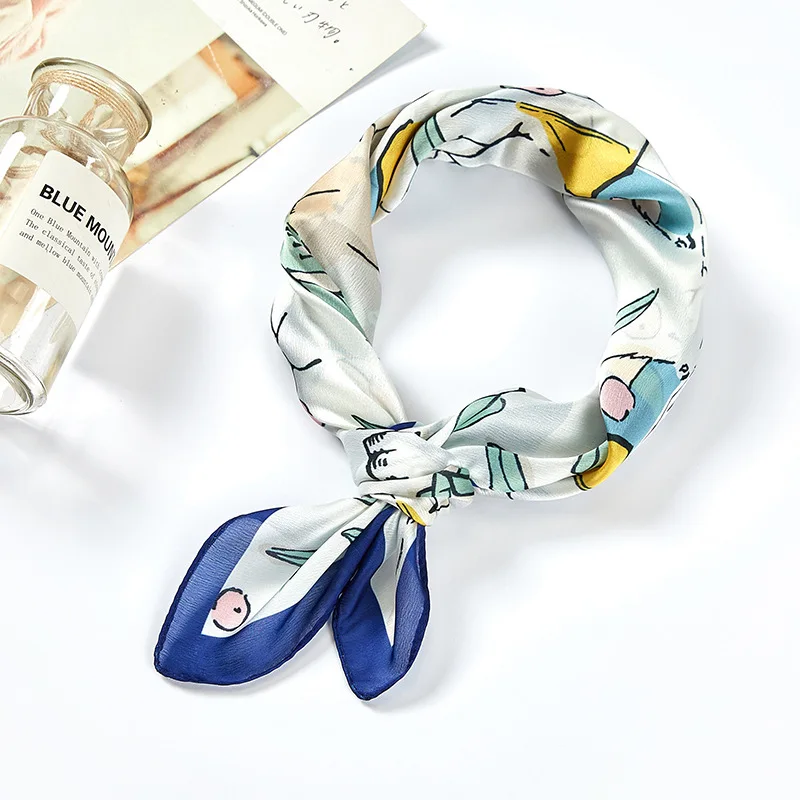Four Season Fresh Faux Silk Satin Square Scarf Print Decoration Headscarf Ladies Birthday Gift 53*53 CM
Four Season Fresh Faux Silk Satin Square Scarf Print Decoration Headscarf Ladies Birthday Gift 53*53 CM
