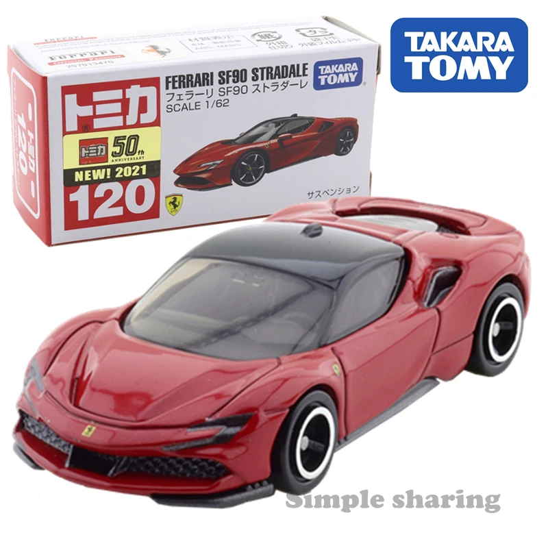 Takara Tomy Tomica No.120 Ferrari SF90 Stradale 1/62 Kids Toys Motor Vehicle Diecast Metal Model
Takara Tomy Tomica No.120 Ferrari SF90 Stradale 1/62 Kids Toys Motor Vehicle Diecast Metal Model