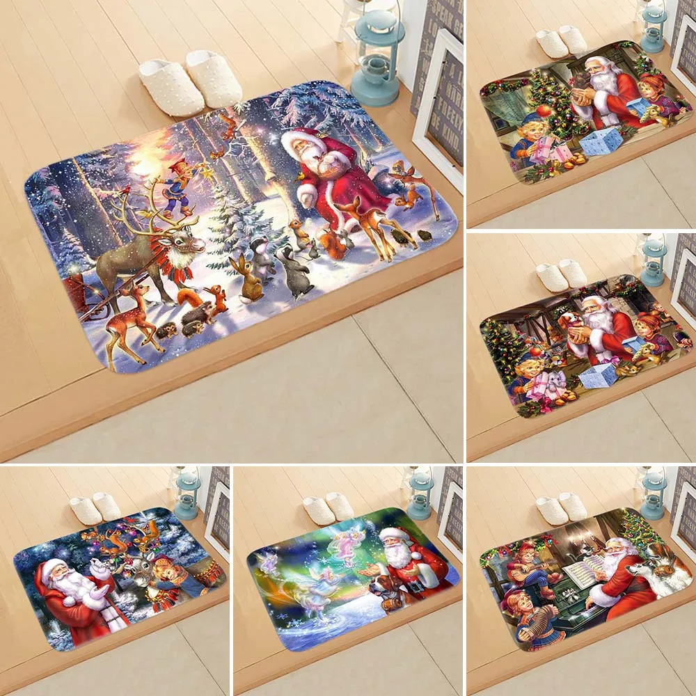 40*60cm Merry Christmas Mat Santa Claus Outdoor Carpet for Christmas Decoration Home Bathroom Anti-slip Mat New Year Gift
40*60cm Merry Christmas Mat Santa Claus Outdoor Carpet for Christmas Decoration Home Bathroom Anti-slip Mat New Year Gift
