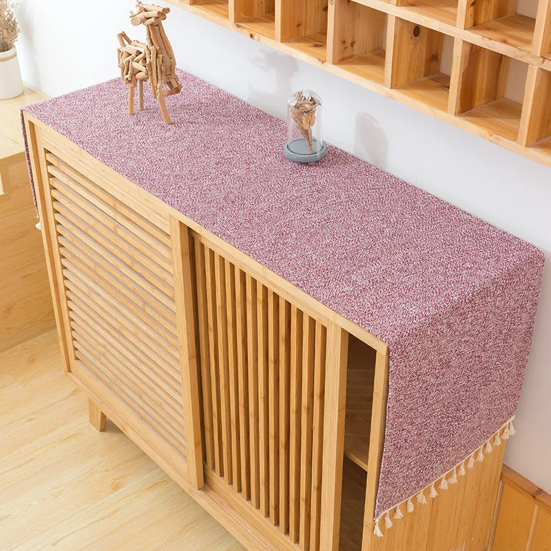 40x150cm Household Plain Yarn-dyed Non-slip Coffee Table Cloth Cotton And Linen Woven Bedside Table Cover Cloth
40x150cm Household Plain Yarn-dyed Non-slip Coffee Table Cloth Cotton And Linen Woven Bedside Table Cover Cloth