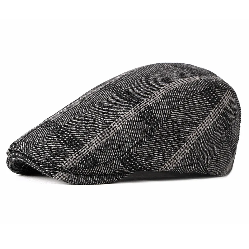 Spring Autumn Cotton Plaid Newsboy Caps Flat Peaked Cap Men and Women Painter Beret Hats 17
Spring Autumn Cotton Plaid Newsboy Caps Flat Peaked Cap Men and Women Painter Beret Hats 17
