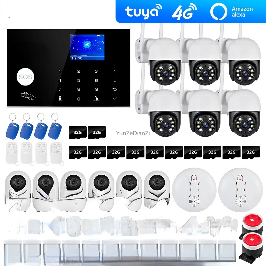 Система охранной сигнализации YUNZE, 4G, Wi-Fi, GSM, 3 Мп
Система охранной сигнализации YUNZE, 4G, Wi-Fi, GSM, 3 Мп