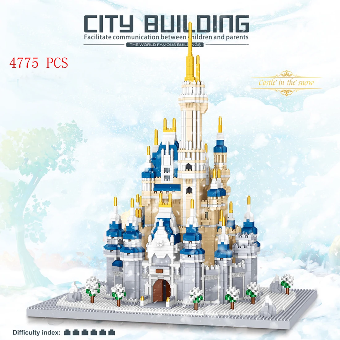 hot cartoon Creative castle IN the snow Disneyland model bricks world park mini micro diamond build blocks toys for child gift
hot cartoon Creative castle IN the snow Disneyland model bricks world park mini micro diamond build blocks toys for child gift