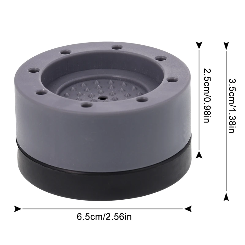 4PCS/Set Washing Machine Support Anti-slip Anti Vibration Dryer Raise Height Feet Pads Shock Noise Cancelling Machine Support 
4PCS/Set Washing Machine Support Anti-slip Anti Vibration Dryer Raise Height Feet Pads Shock Noise Cancelling Machine Support