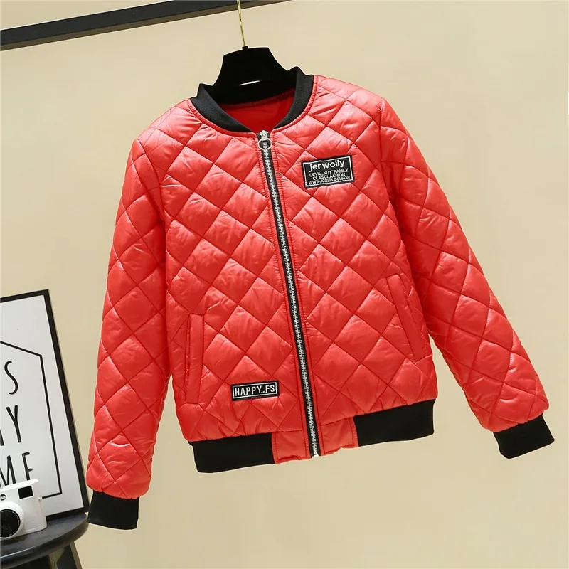 2021 Winter Autumn Korean Cotton Padded Jacket Women Loose Varsity Lined Quilted Coats Female Short Baseball Jacket Rain Coat
2021 Winter Autumn Korean Cotton Padded Jacket Women Loose Varsity Lined Quilted Coats Female Short Baseball Jacket Rain Coat