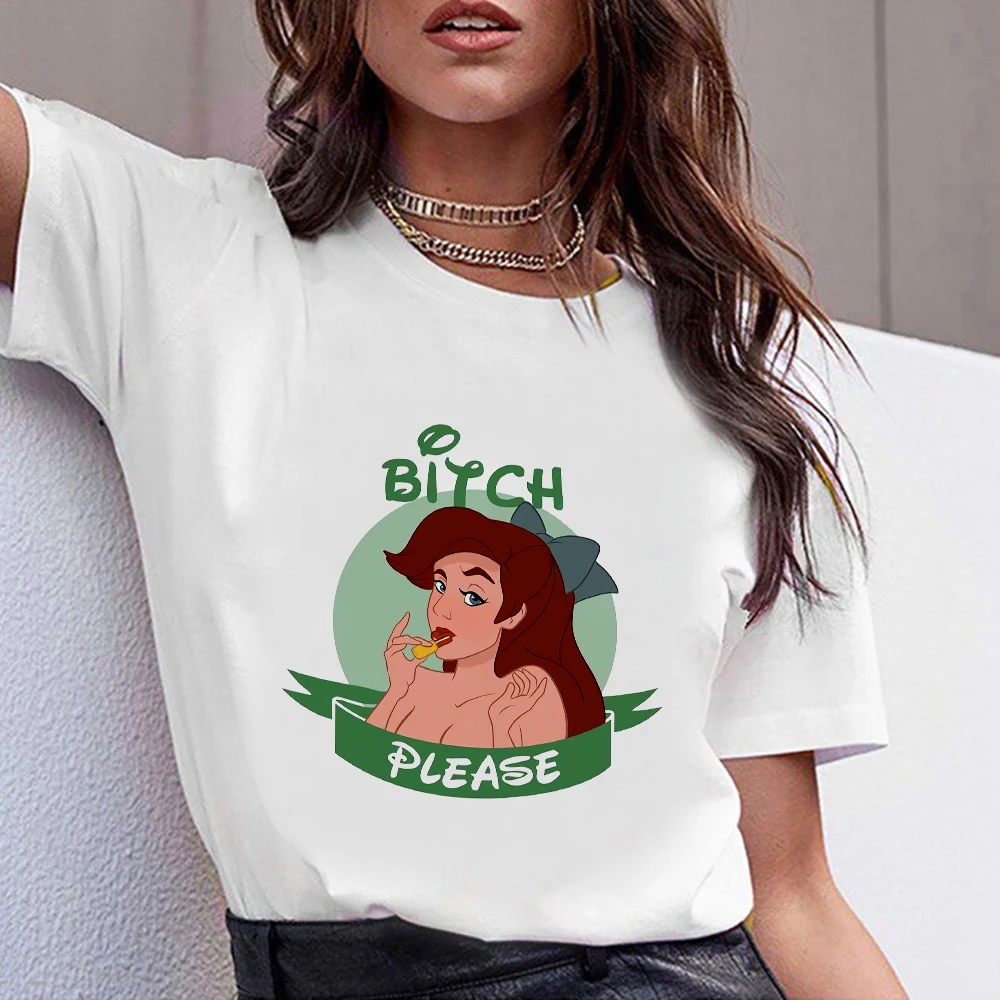 Disney Bad Girl Princess Women T-shirt Cartoon Round Neck Short Sleeve Beautiful Printed Hipster Versatile Tshirt Clothes Tee
Disney Bad Girl Princess Women T-shirt Cartoon Round Neck Short Sleeve Beautiful Printed Hipster Versatile Tshirt Clothes Tee