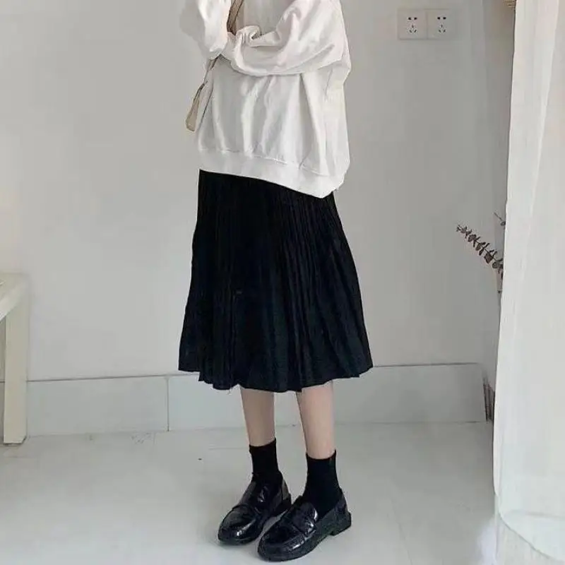 2021 Spring Autumn New Elastic High Waist Slim Simple White Casual Western Style All-match Women A-line Long Skirt Free Shipping
2021 Spring Autumn New Elastic High Waist Slim Simple White Casual Western Style All-match Women A-line Long Skirt Free Shipping