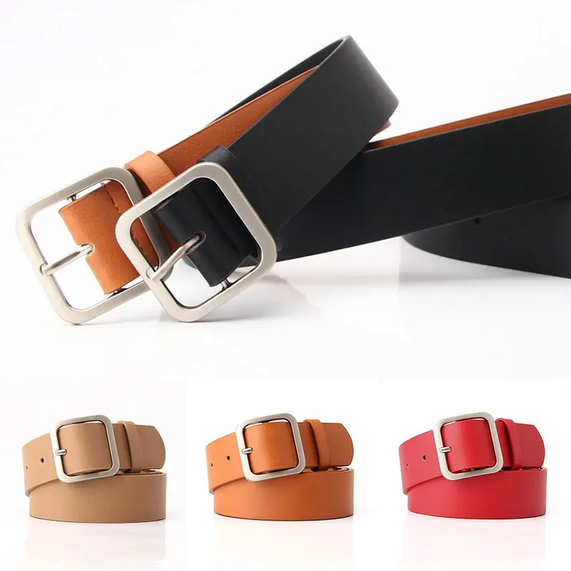 Женский винтажный ремень из искусственной кожи, черный ремень с квадратной пряжкой и металлической пряжкой для джинсов, 2021
Женский винтажный ремень из искусственной кожи, черный ремень с квадратной пряжкой и металлической пряжкой для джинсов, 2021