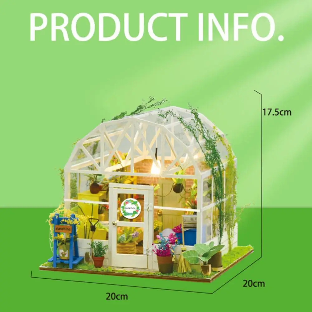DIY Mini Romantic Wooden Flower House Dollhouse Handmade Assembly Building Model Toy Set Home Ornament Decor For Children Adult
DIY Mini Romantic Wooden Flower House Dollhouse Handmade Assembly Building Model Toy Set Home Ornament Decor For Children Adult