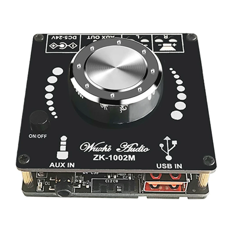 ZK-1002M 100W+100W Bluetooth 5.0 Power Audio Amplifier board Stereo AMP Amplificador Home Theater AUX USB
ZK-1002M 100W+100W Bluetooth 5.0 Power Audio Amplifier board Stereo AMP Amplificador Home Theater AUX USB