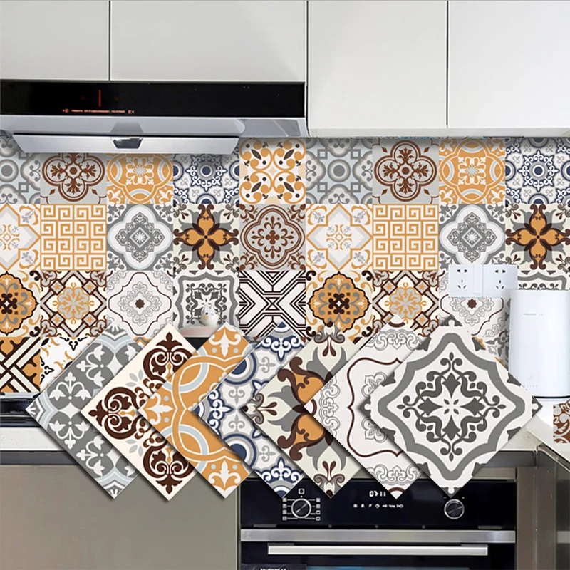 Pattern Floor Stickers Floor Tiles Self-adhesive Tiles Waterproof Decorative Film Tiles 3D Wall Stickers Kitchen Bathroom Wall
Pattern Floor Stickers Floor Tiles Self-adhesive Tiles Waterproof Decorative Film Tiles 3D Wall Stickers Kitchen Bathroom Wall