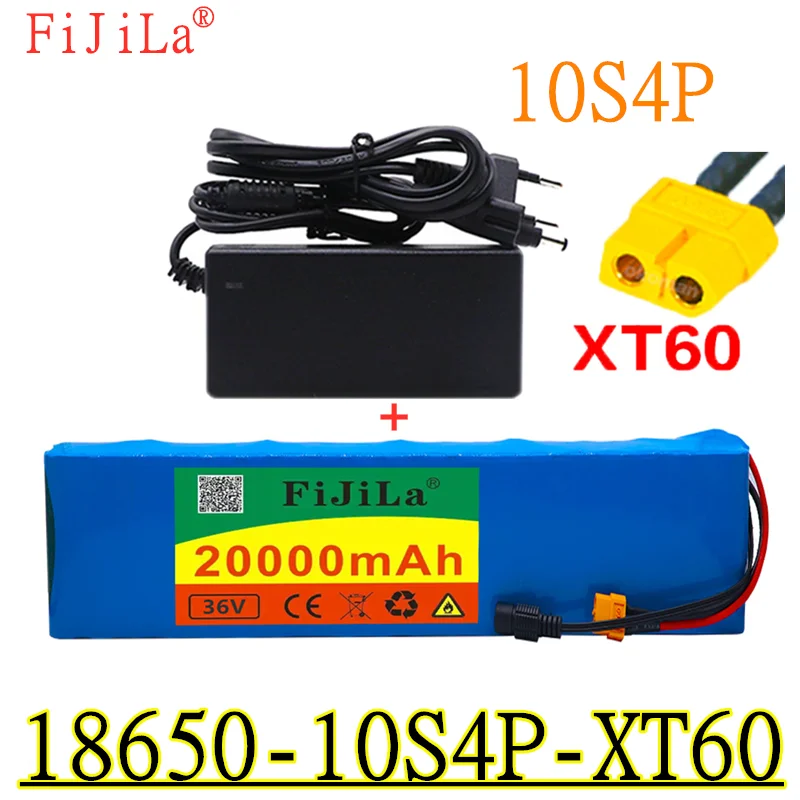 Аккумулятор 36 В 10S4P 20 Ач, 1000 Вт, аккумулятор высокой мощности 42 в 20000 мАч для электровелосипеда, батарея BMS 42 в с разъемом xt60 + зарядное устройст...
Аккумулятор 36 В 10S4P 20 Ач, 1000 Вт, аккумулятор высокой мощности 42 в 20000 мАч для электровелосипеда, батарея BMS 42 в с разъемом xt60 + зарядное устройст...