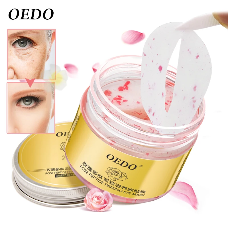 60 pcs/ bottle OEDORose Peptide Firming eye mask women Collagen gel whey protein face care sleep patches health mascaras de dorm
60 pcs/ bottle OEDORose Peptide Firming eye mask women Collagen gel whey protein face care sleep patches health mascaras de dorm