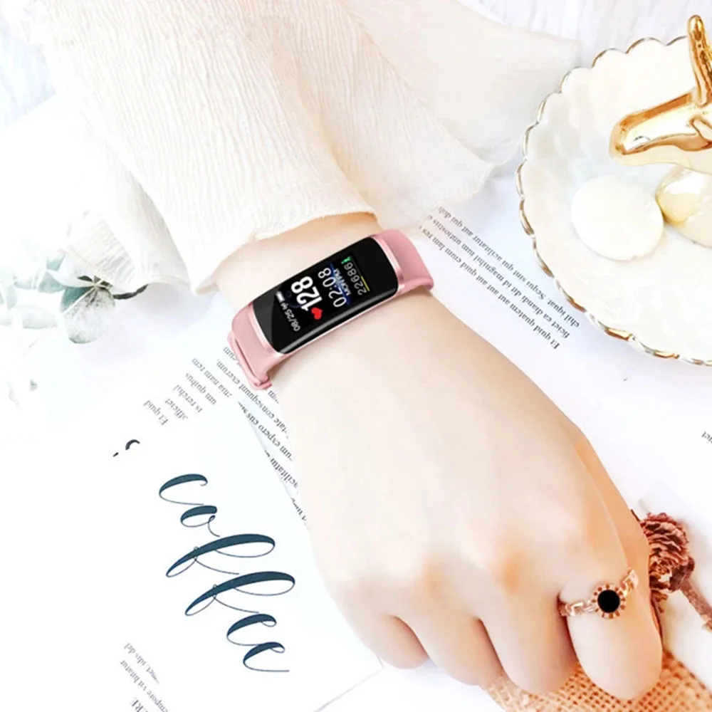 Смарт-часы M4 женские пульсометр фитнес-трекер браслет для Xiaomi Watch SB038 2020 |